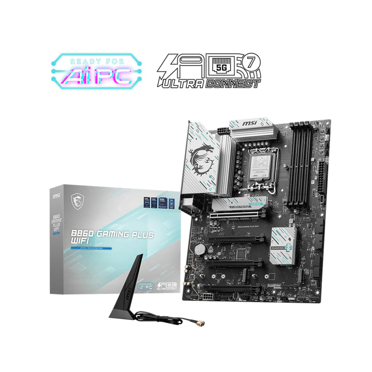 MSI B860 Gaming Plus Wi-Fi DDR5 Intel Motherboard - Image 5