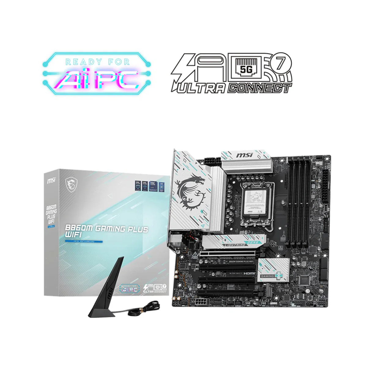MSI B860M Gaming Plus Wi-Fi DDR5 Intel Motherboard - Image 5