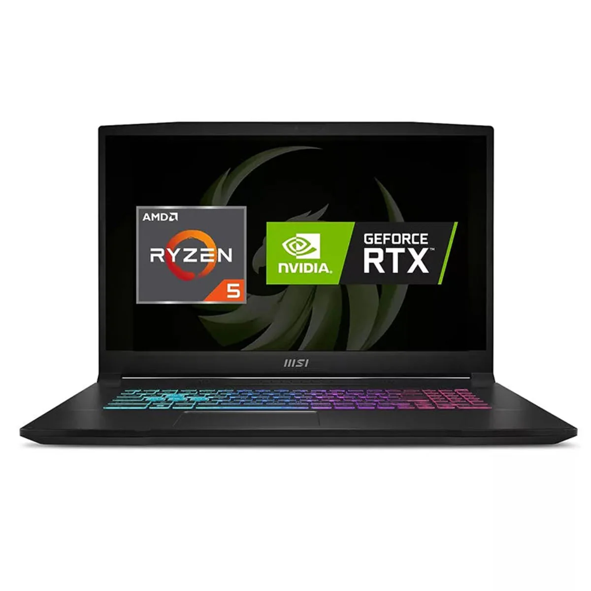 MSI Bravo 15 C7UCX-243PH  Gaming Laptop (Black) | 15.6" FHD (1920X1080) 144HZ | R5-7535HS | 8GB RAM | 512GB SSD | RTX 2050 | Windows 11 | MSI Essential Backpack - Image 2