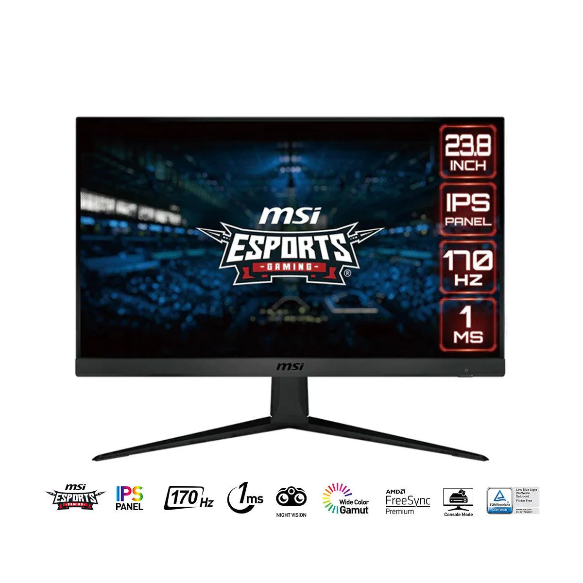 MSI G2412 23.8" 170HZ FHD IPS Esports Gaming Monitor