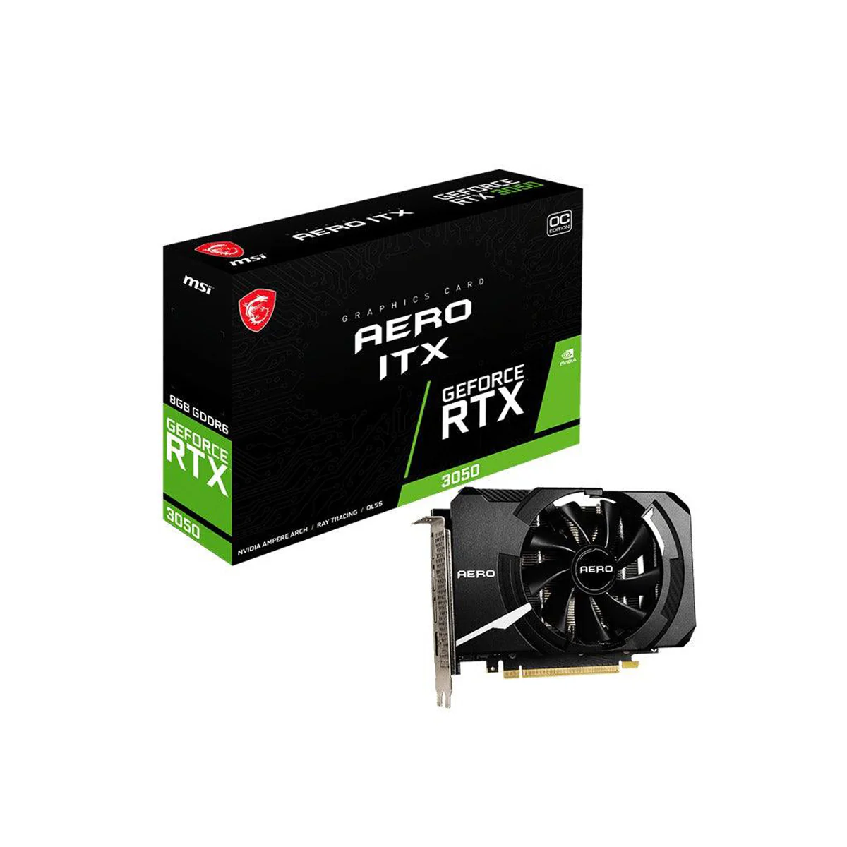 MSi Geforce RTX 3050 Aero ITX 8G OC GDDR6 Graphics Card - Image 6