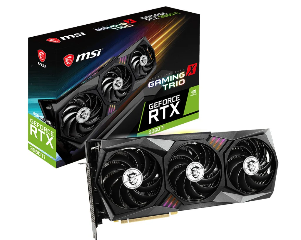 MSI GeForce RTX 3060 Ti Gaming X Trio 8GB GDDR6X Graphics Card - Image 5