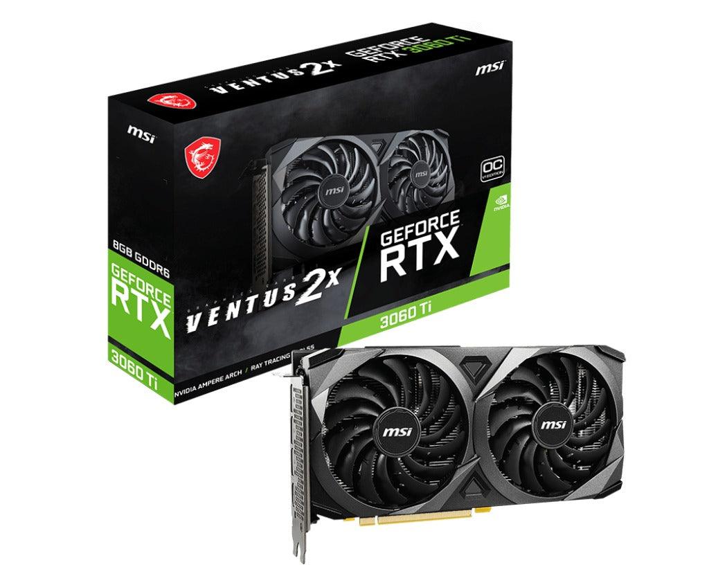 MSI GeForce RTX 3060 Ti Ventus 2X 8G OCV1 LHR GDDR6 Graphics Card - Image 5