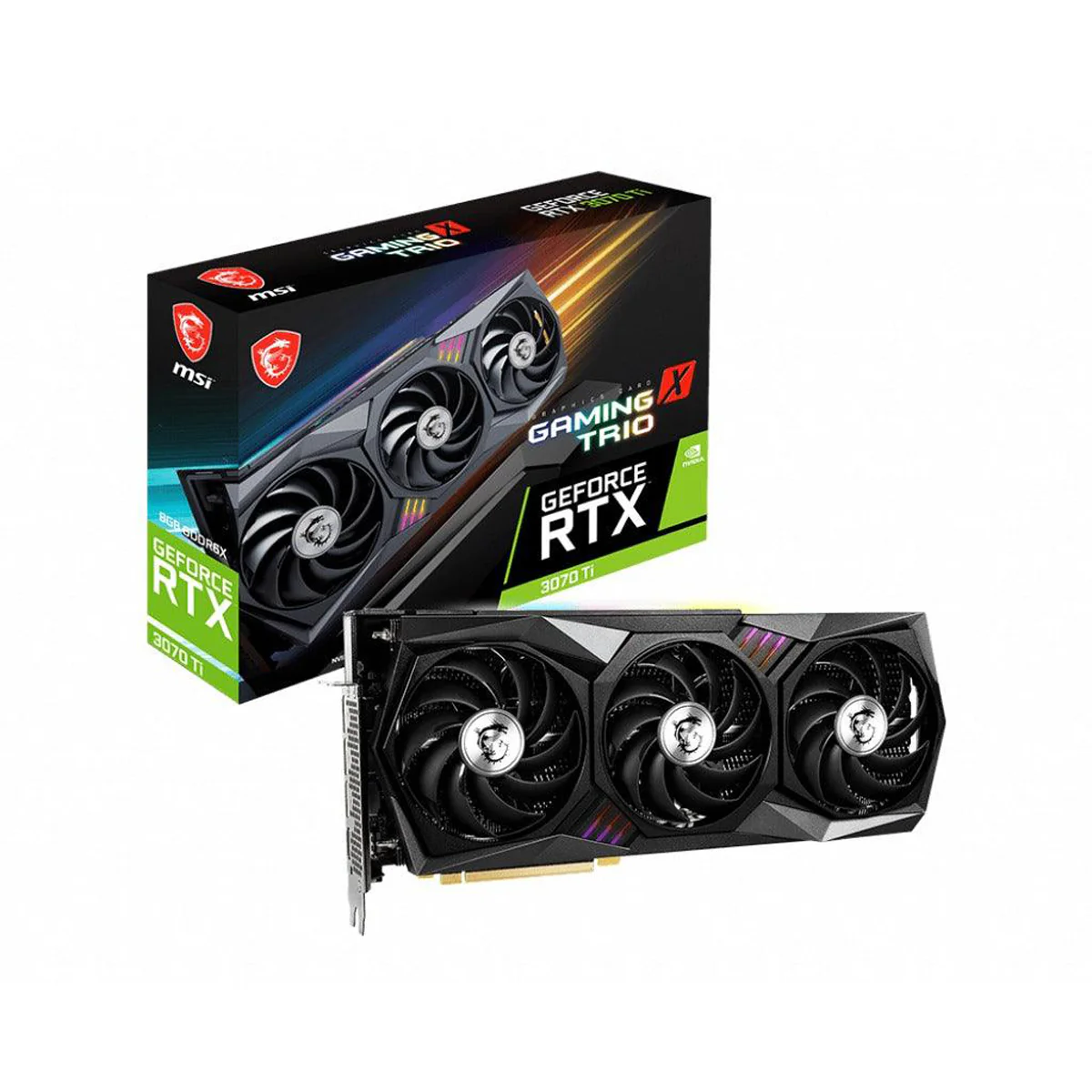 MSI Geforce RTX 3070 Ti Gaming x Trio 8G GDDR6X Graphics Card - Image 7