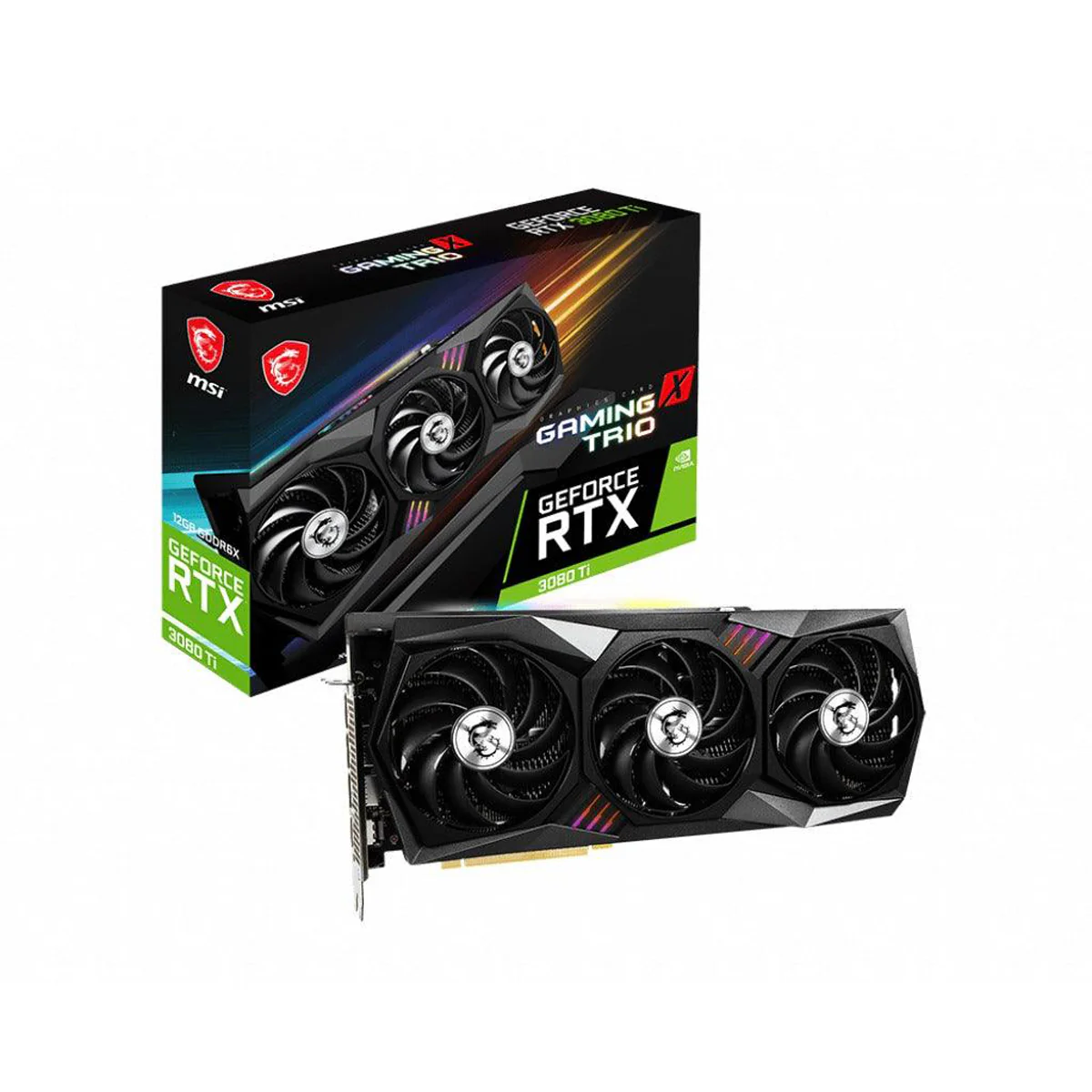 MSI Geforce RTX 3080 Ti Gaming x Trio 12G LHR GDDR6X Graphics Card - Image 6