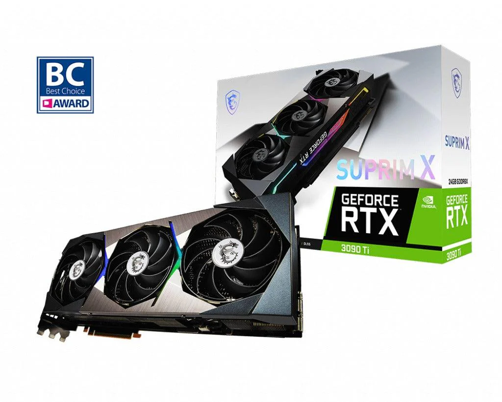 MSI Geforce RTX 3090 Ti SUPRIM x 24G GDDR6X Graphics Card - Image 5