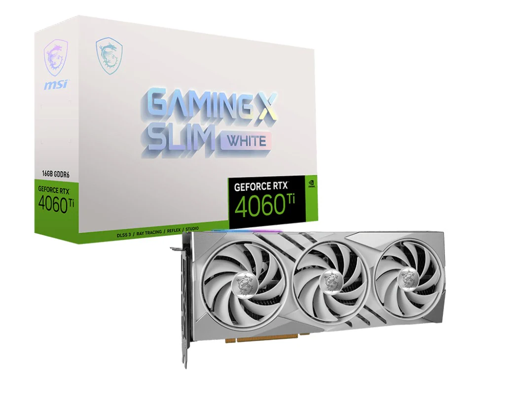 MSI GeForce RTX 4060 Ti Gaming X Slim 16GB GDDR6 Graphics Card (White) - Image 6