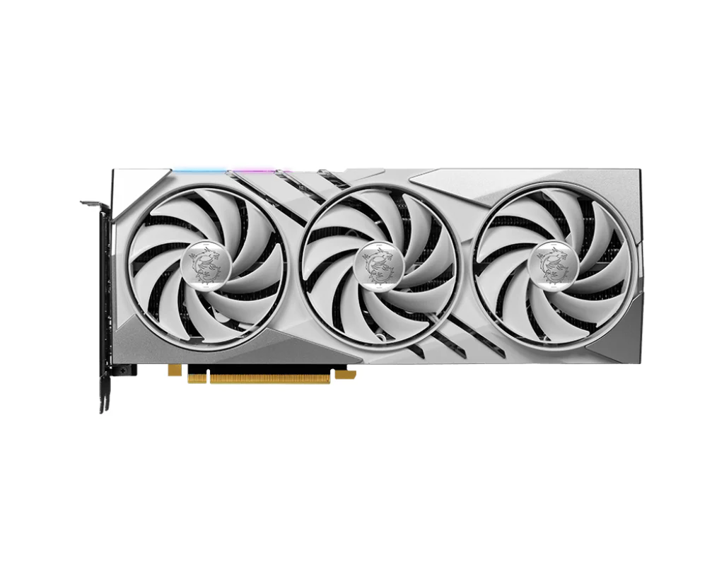 MSI GeForce RTX 4070 Super 12GB Gaming X Slim GDDR6X Graphics Card (White)
