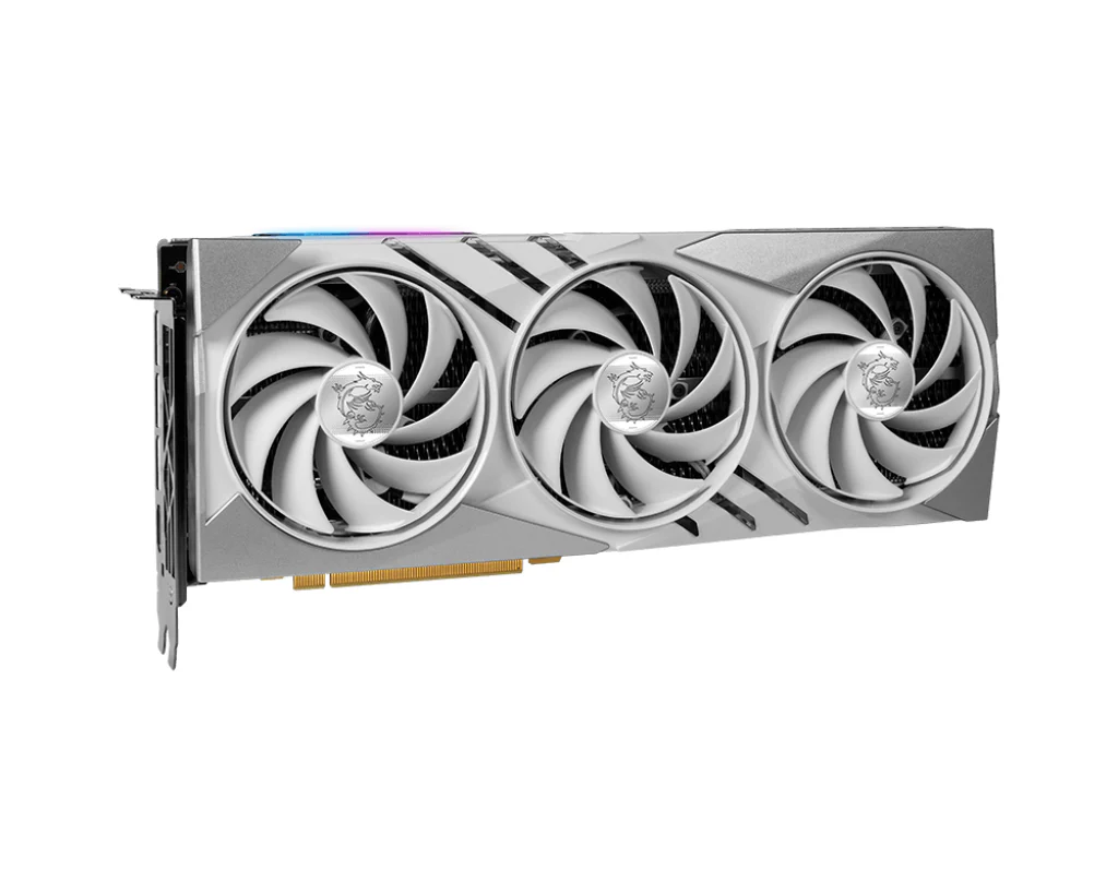 MSI GeForce RTX 4070 Super 12GB Gaming X Slim GDDR6X Graphics Card (White) - Image 2