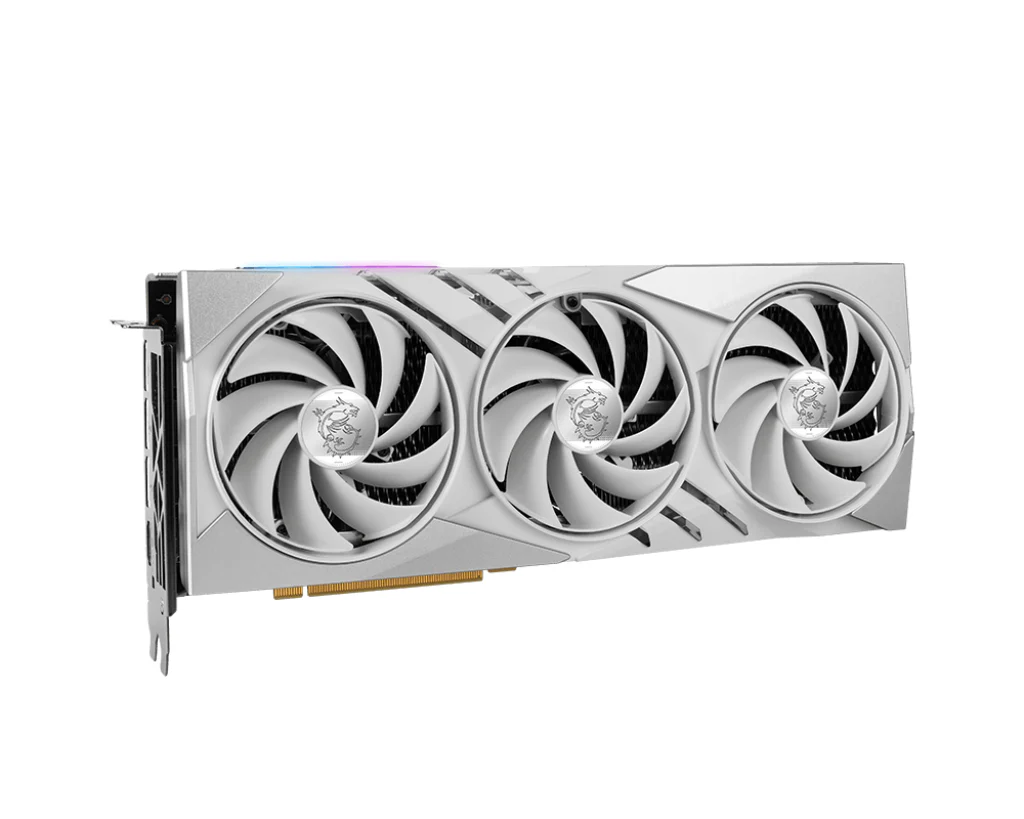 MSI GeForce RTX 4070 TI Gaming X Slim 12GB GDDR6 Graphics Card (White) - Image 2