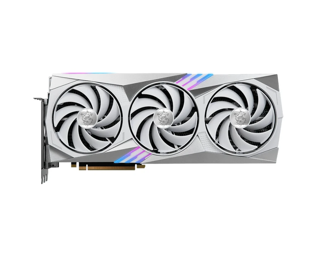 MSI GeForce RTX 4070 Ti Gaming X Trio 12GB GDDR6X Graphics Card (White)