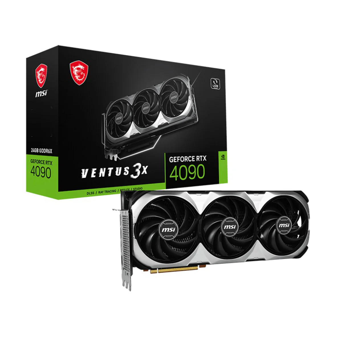 MSI Geforce RTX 4090 Ventus 3X 24GB GDDR6X Graphics Card - Image 6