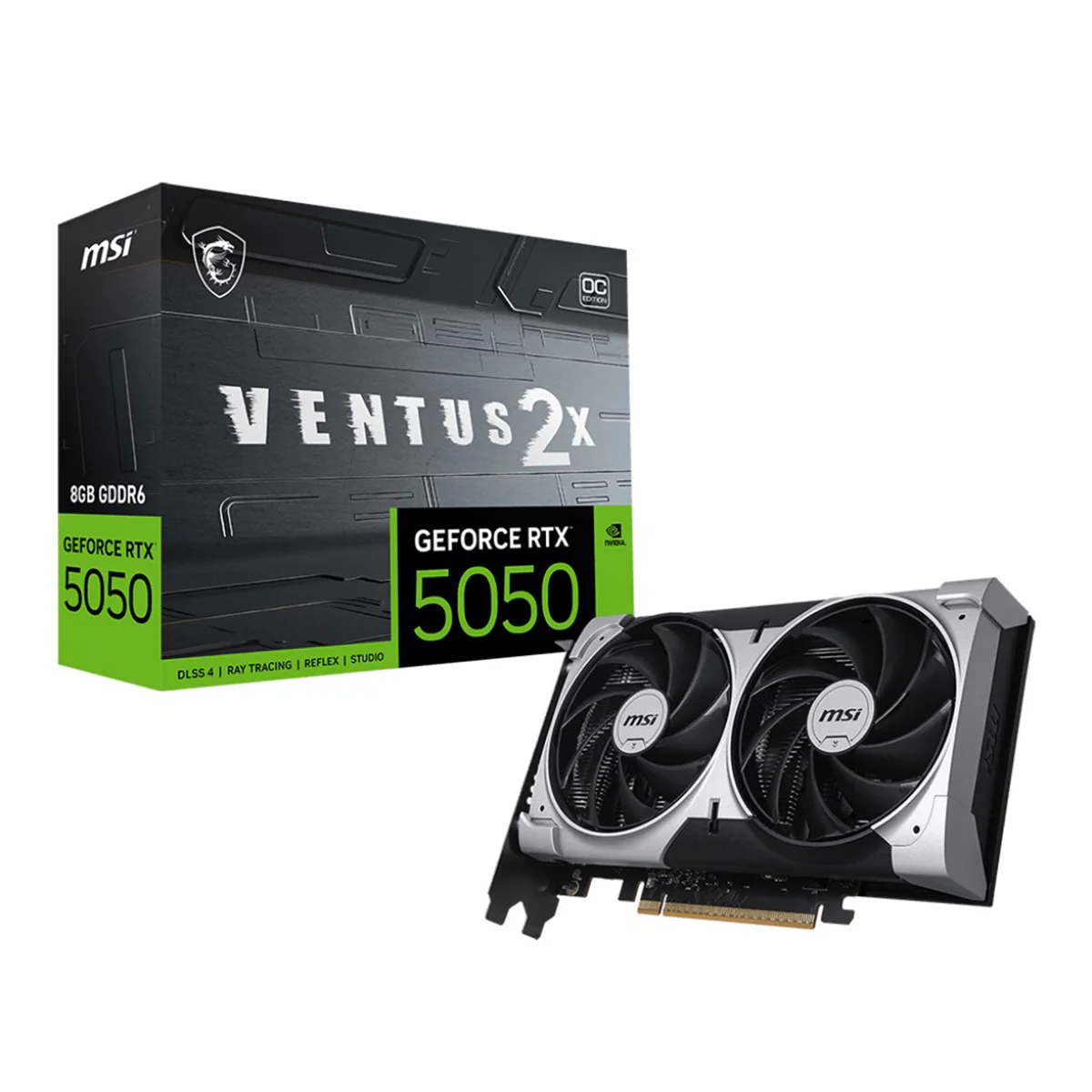 MSI GeForce RTX 5050 8GB GDDR6 Ventus 2X OC Graphics Card - Image 6