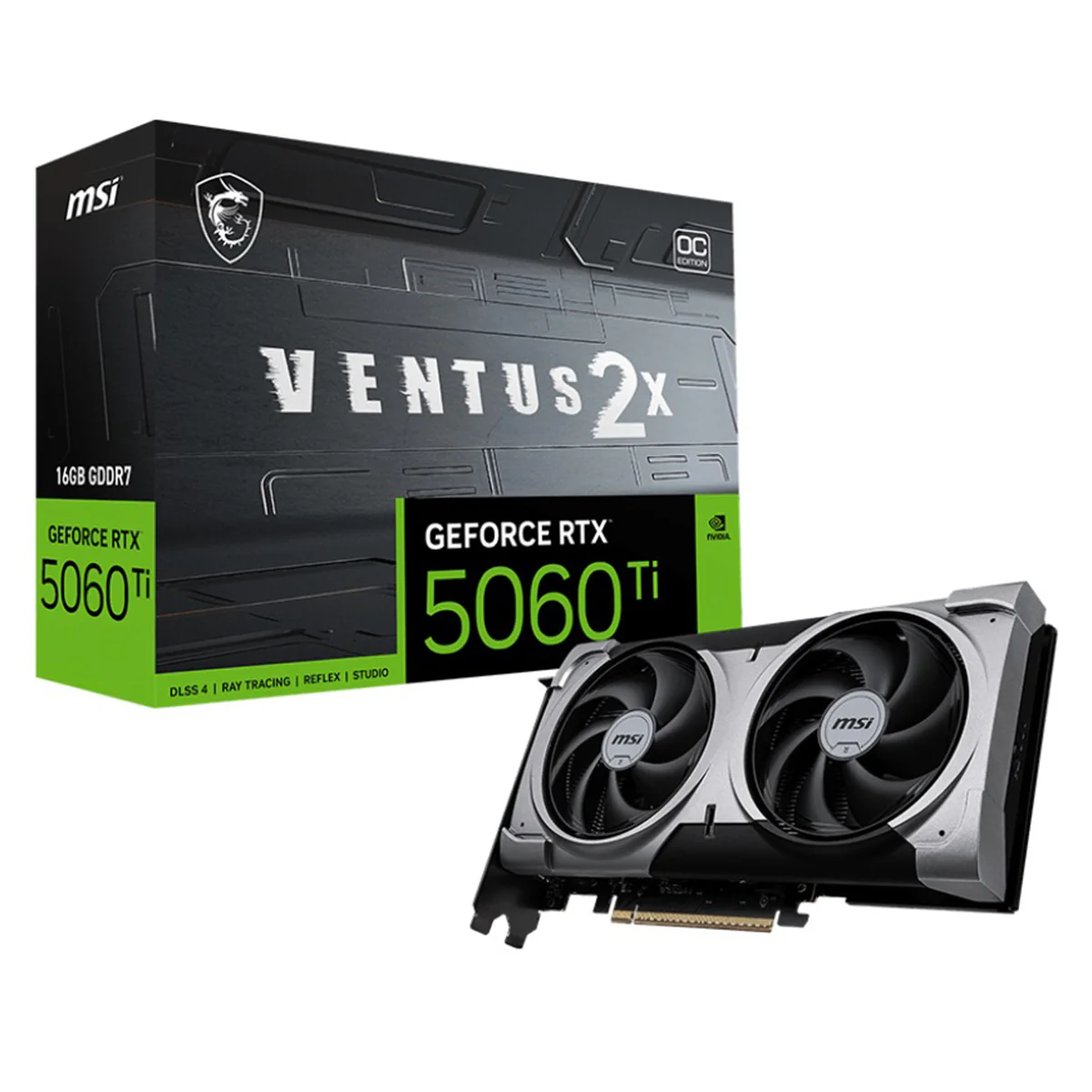 MSI GeForce RTX 5060 Ti 16GB GDDR7 Ventus 2X Plus Graphics Card - Image 4