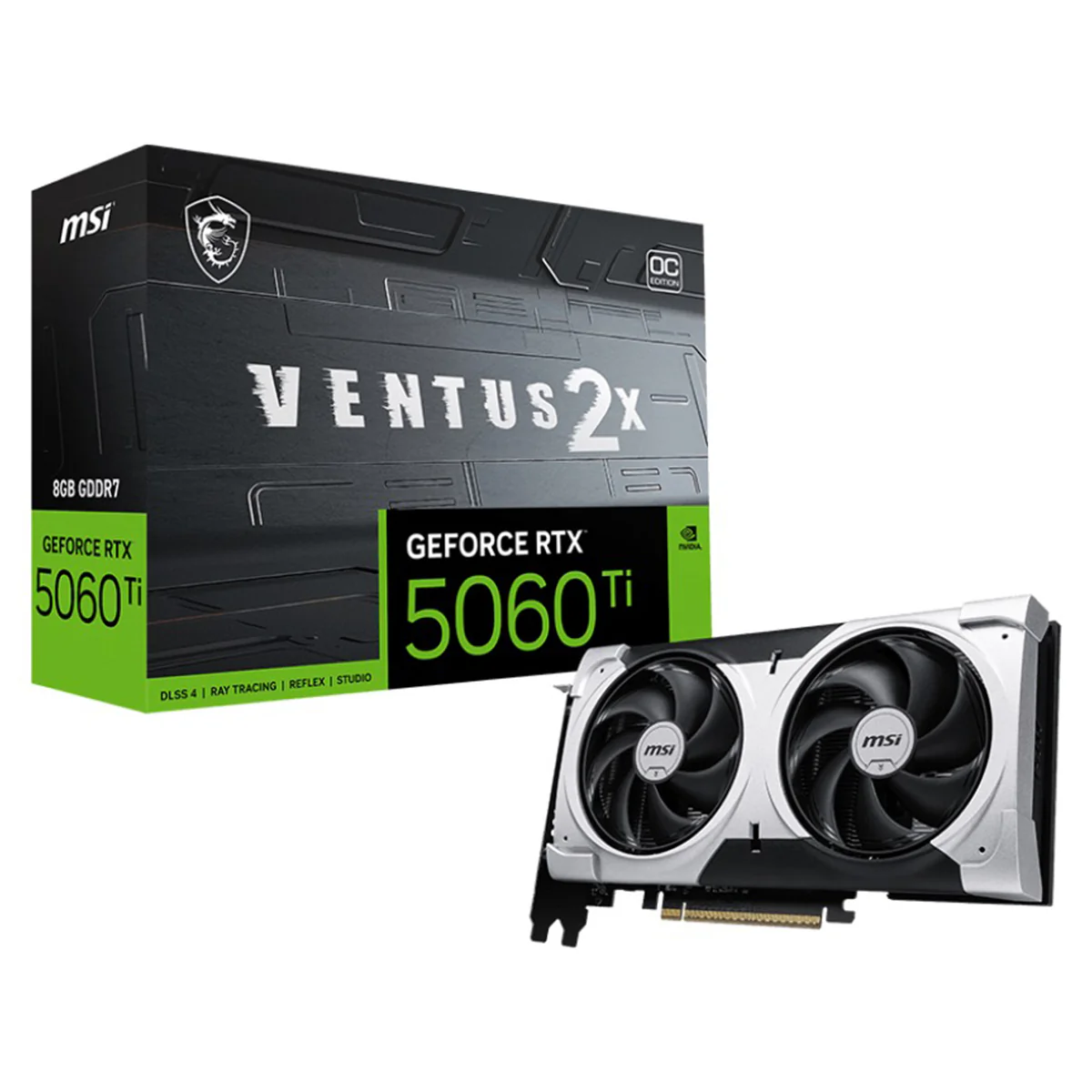 MSI Geforce RTX 5060 Ti 8GB Ventus 2X OC Plus GDDR7 Graphics Card - Image 6