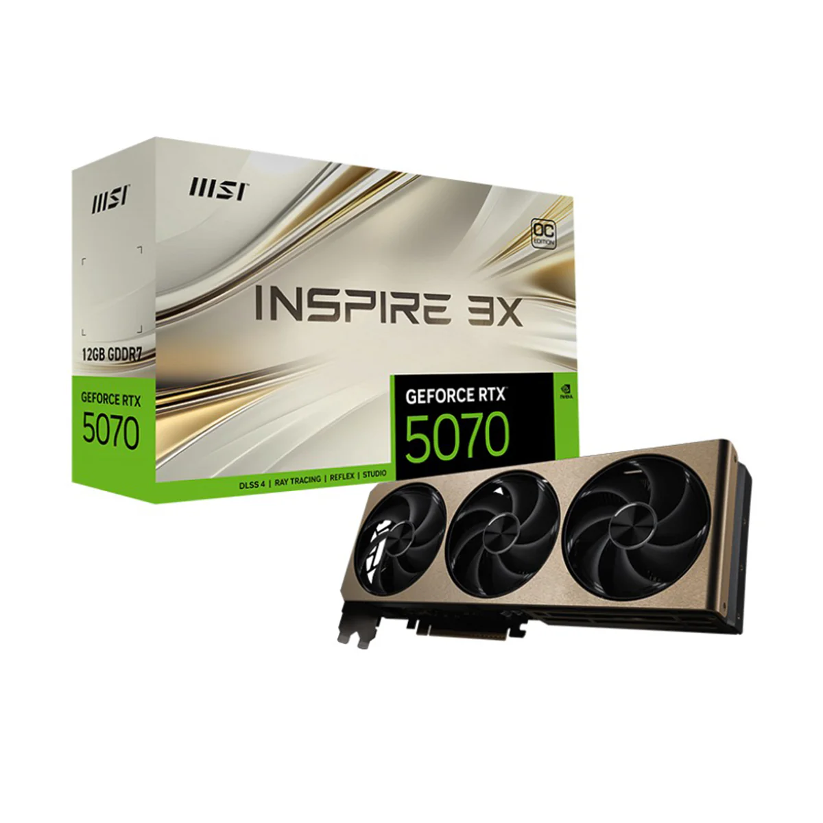 MSI GeForce RTX 5070 12GB GDDR7 Inspire 3X OC Graphics Card - Image 9