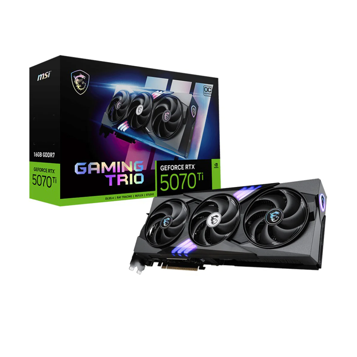 MSI GeForce RTX 5070 Ti 16GB Gaming Trio OC Plus GDDR7 Graphics Card - Image 7