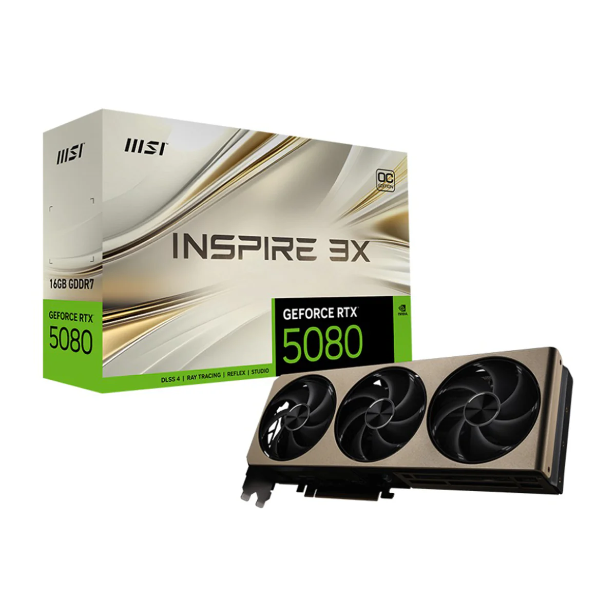 MSI GeForce RTX 5080 16GB Inspire 3X OC Graphics Card - Image 5