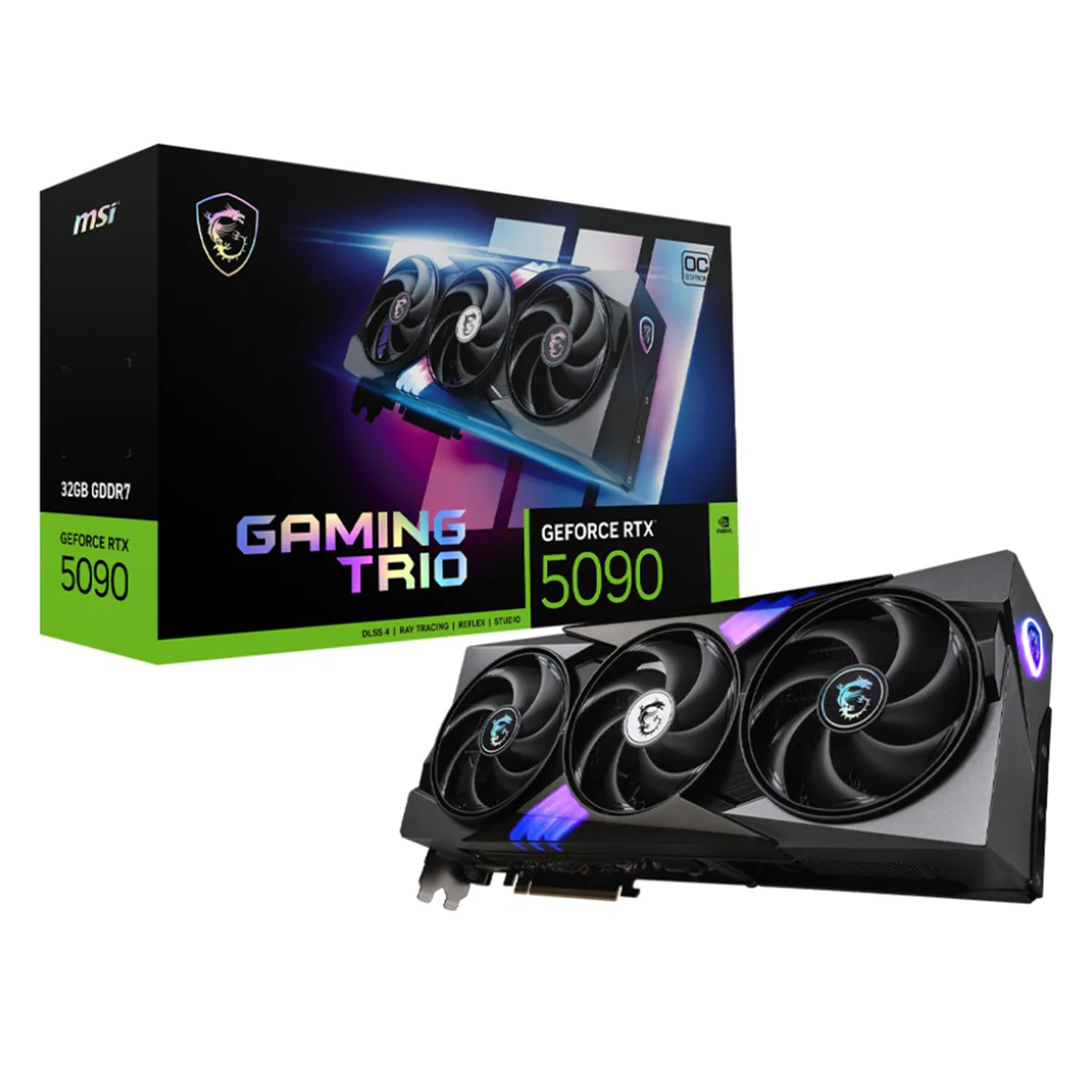 MSI GeForce RTX 5090 32GB GDDR7 Gaming Trio OC Graphics Card - Image 8