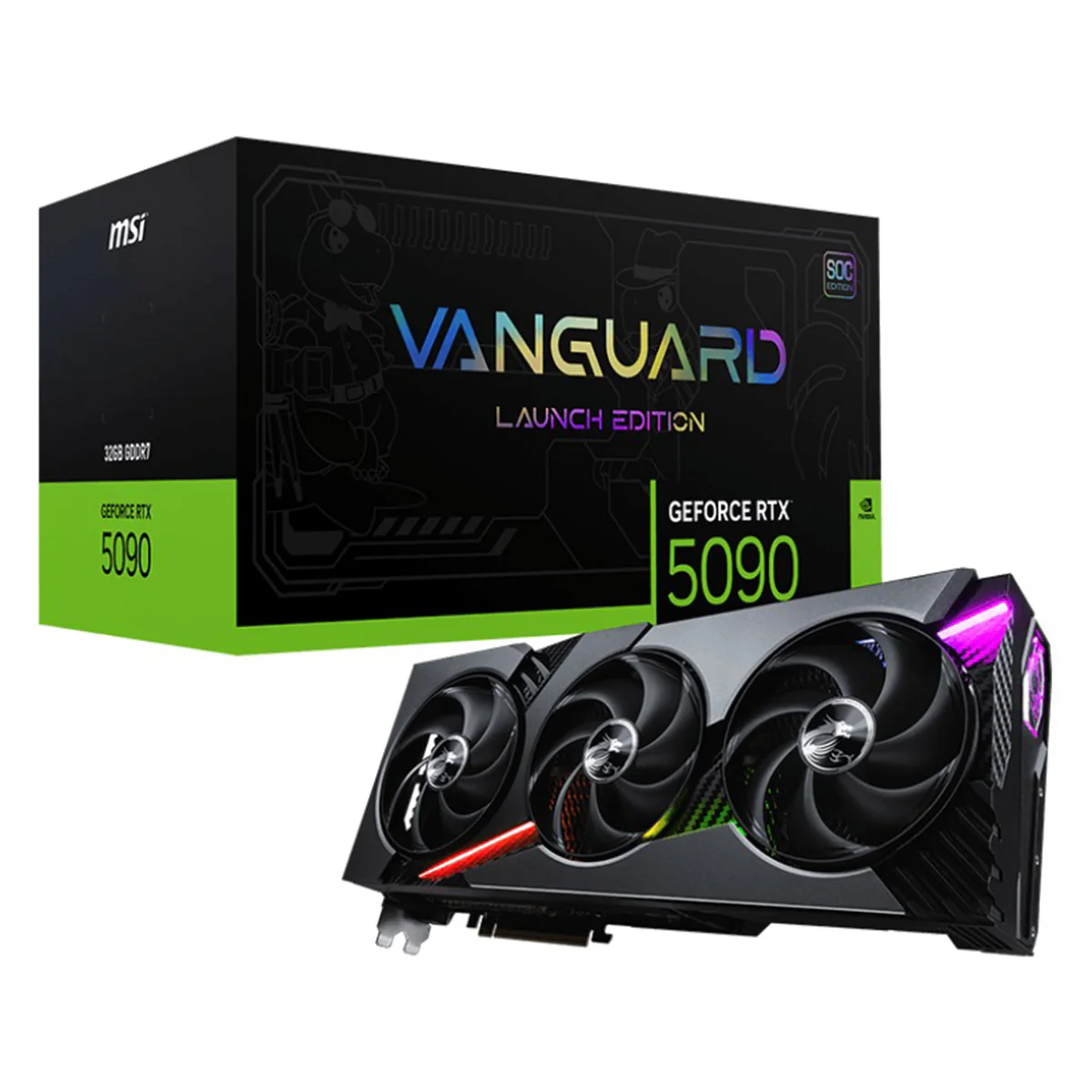 MSI GeForce RTX 5090 32GB GDDR7 Vanguard SOC Launch Ed. Graphics Card - Image 7