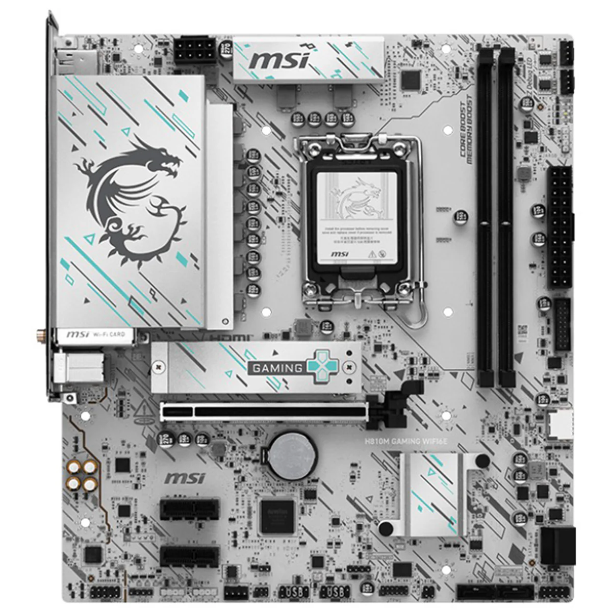 MSI H810M Gaming Wifi6E DDR5 Intel Motherboard - Image 2