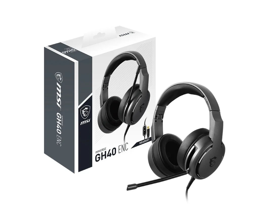 MSI Immerse GH40 ENC Wired Gaming Headset - Image 5