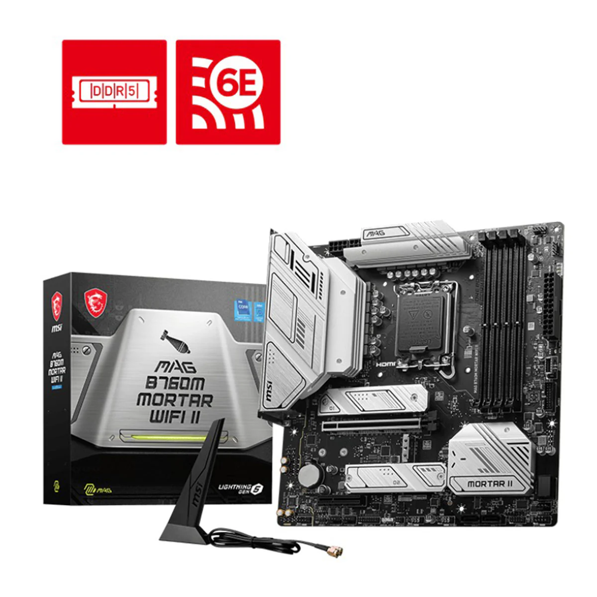 MSI MAG B760M Mortar WiFi II DDR5 Intel Motherboard - Image 5