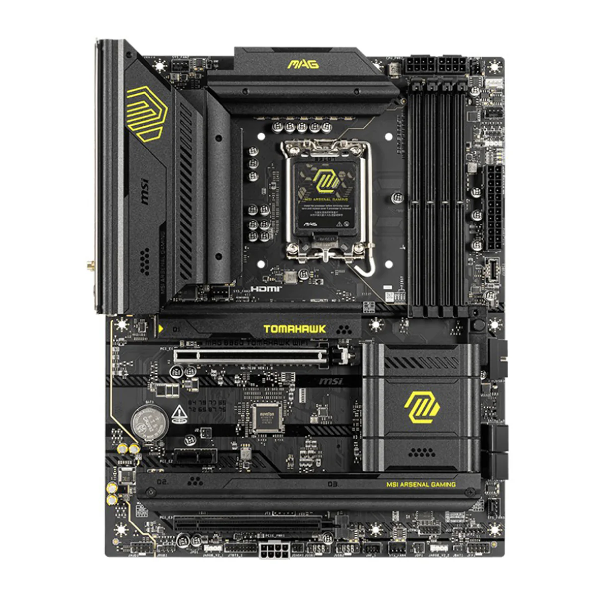 MSI MAG B860 Tomahawk Wi-Fi DDR5 Intel Motherboard
