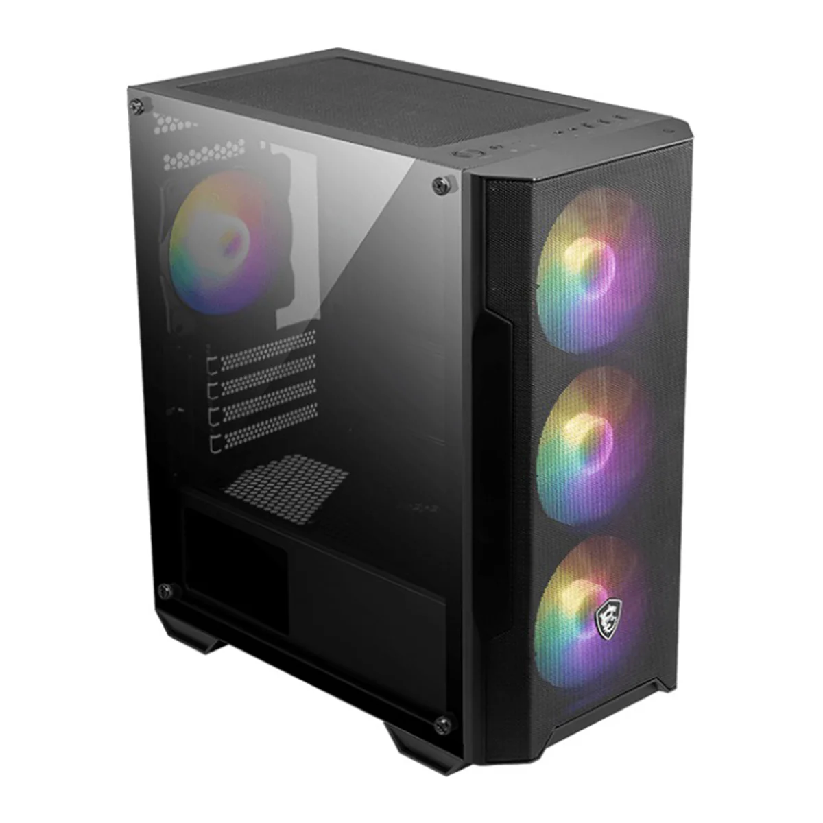 MSI MAG Forge M100A Micro-ATX Tower Case (Black) - Image 2