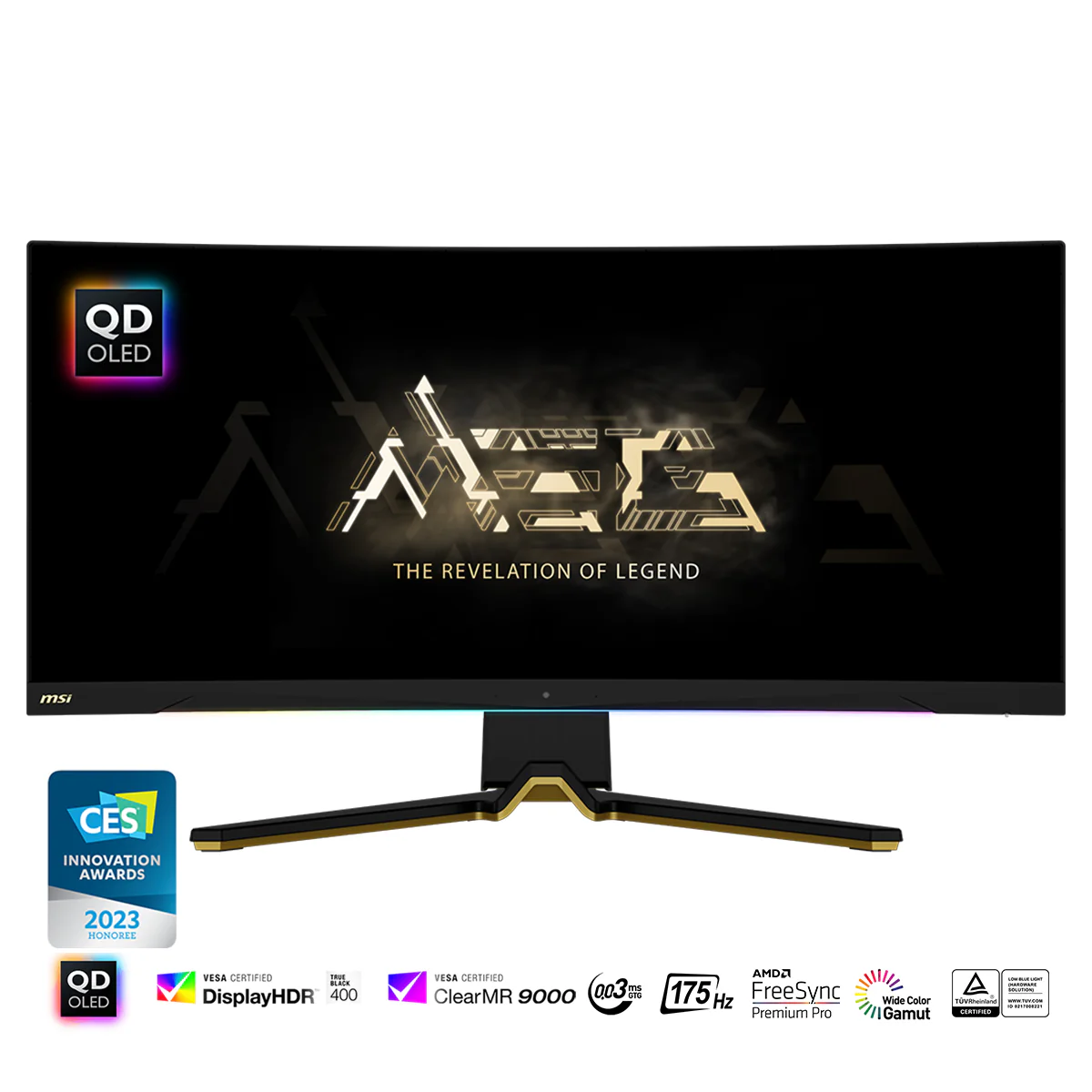 MSI MEG 342C QD-OLED 34.18" UWQHD 175Hz 0.03ms (GTG) Curved Gaming Monitor (Black)