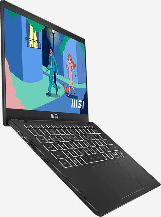 MSI Modern 14 C12M-225PH Premium Ultrabook (Classic Black) Laptop |14" FHD | I7-1255U | 8GB DDR4 | 512 GB SSD | IRIS XE Graphics | Windows 11 | MSI Sleeve Bag Gp - Image 4