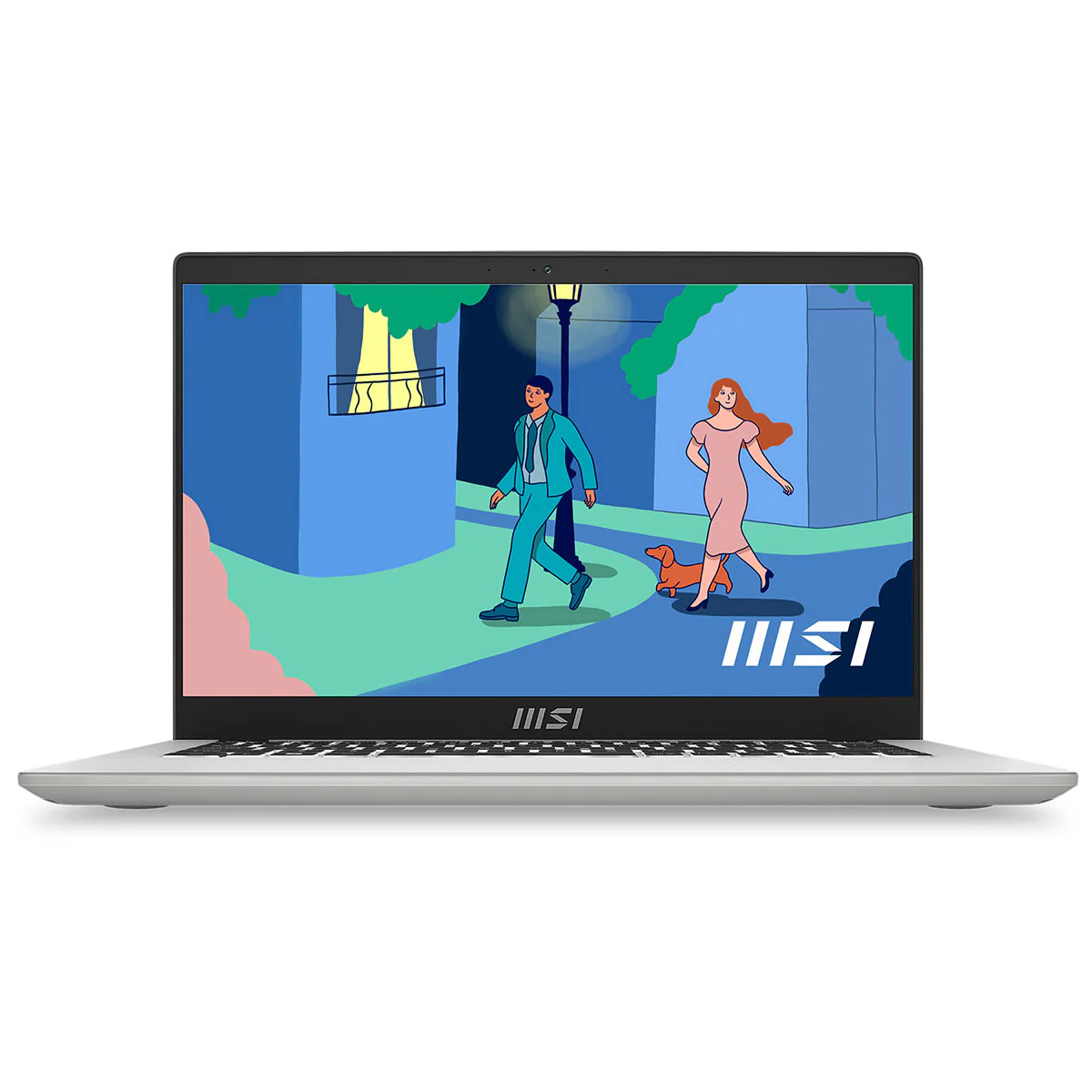 MSI Modern 14 C12MO-1036PH Laptop (Urban Silver) | 14" FHD (1920X1080) IPS | I5-1235U | 16GB RAM | 512GB SSD | Intel Iris Xe | Windows 11 | MS Office Home & Student 2021 | MSI Sleeve Bag GP - Image 2