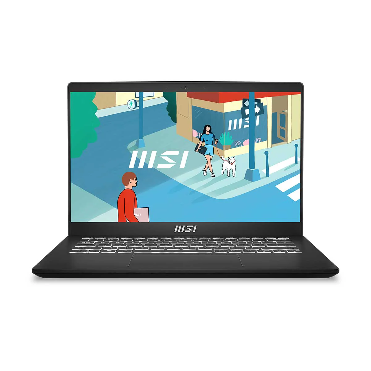 MSI Modern 14 C13M-1261PH Laptop (Classic Black) | 14" FHD (1920x1080) IPS | i3-1315U | 8GB RAM | 512GB SSD | Iris Xe Graphics | Windows 11 Home + MSI Sleeve Bag GP - Image 3