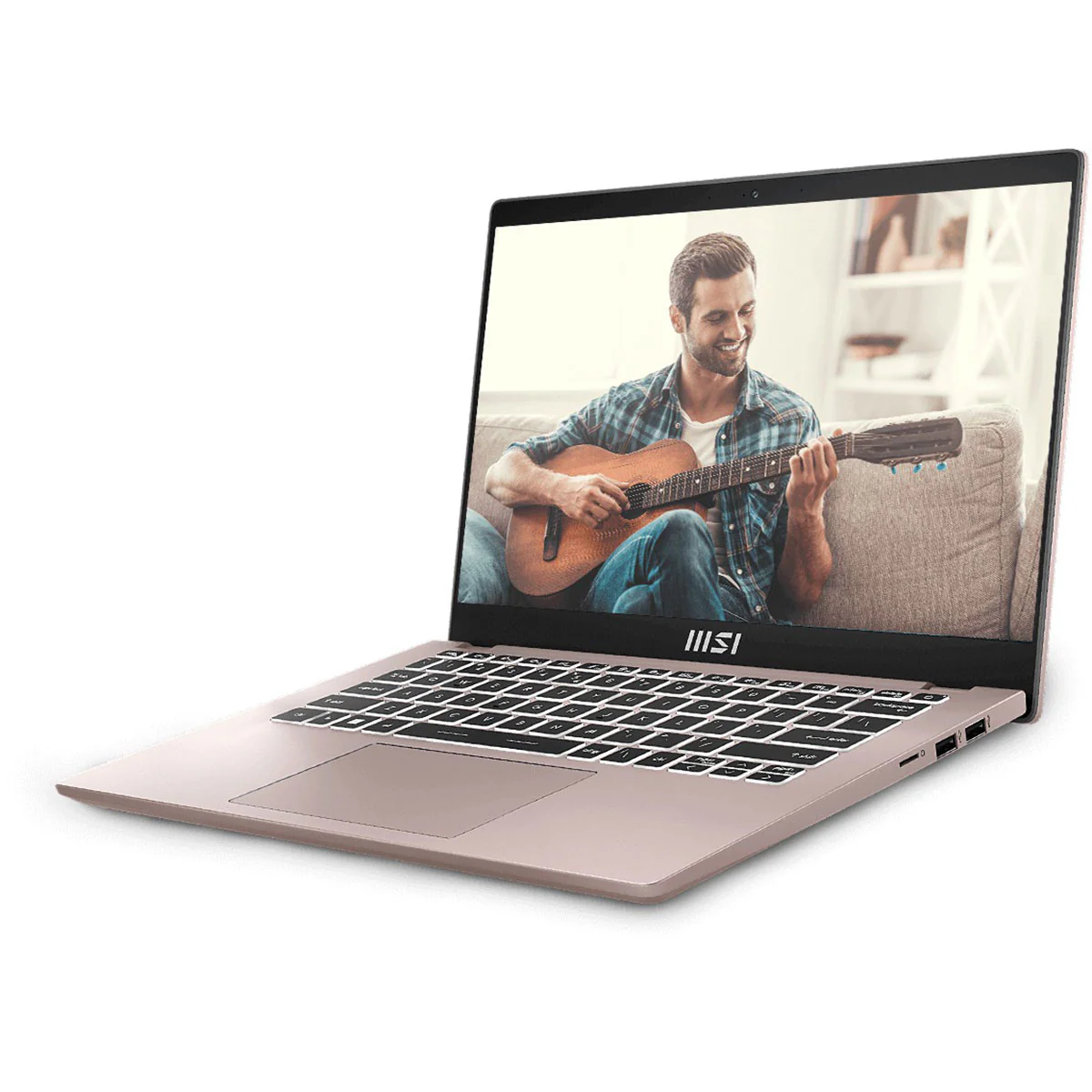 MSI Modern 14 C13M-1264PH Laptop (Beige Rose) | 14" FHD (1920x1080) IPS | i5-1335U | 16GB RAM | 512GB SSD | Iris Xe Graphics | Windows 11 Home + MS Office Home & Student 2021 + MSI Sleeve Bag GP - Image 5