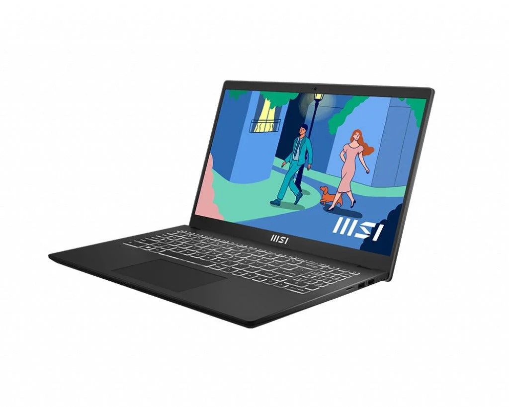 MSI Modern 15 B12MO-697PH Laptop (Classic Black) | 15.6" FHD (1920x1080) | i5-1235U | 16GB RAM | 512GB SSD | Intel Iris Xe Graphics | Windows 11 Home | MS Office Home & Student 2021 | MSI Sleeve Bag GP - Image 2