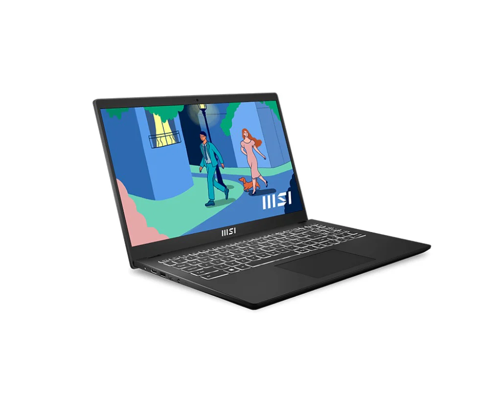 MSI Modern 15 B12MO-697PH Laptop (Classic Black) | 15.6" FHD (1920x1080) | i5-1235U | 16GB RAM | 512GB SSD | Intel Iris Xe Graphics | Windows 11 Home | MS Office Home & Student 2021 | MSI Sleeve Bag GP - Image 3
