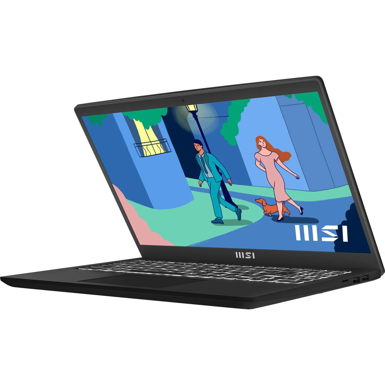 MSI Modern 15 B7M-277PH Laptop (Classic Black) | 15.6" FHD (1920x1080) | Ryzen 7 7730U | 16GB RAM | 512GB SSD | AMD Radeon Graphics | Windows 11 Home | MSI Sleeve Bag GP - Image 3