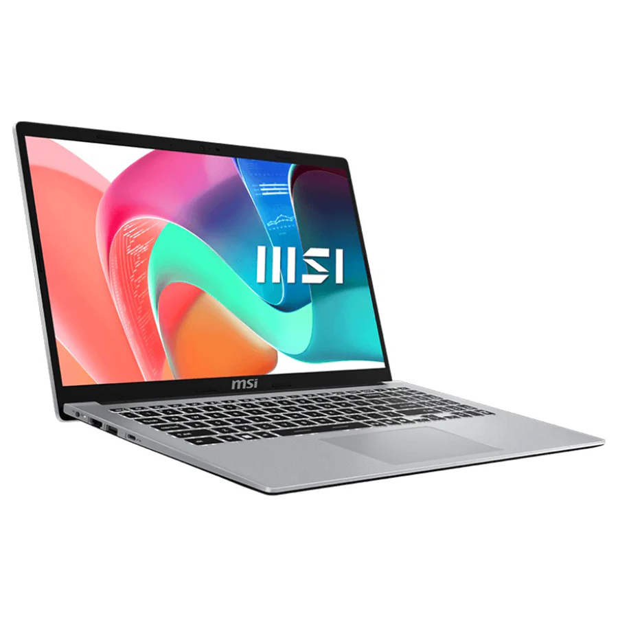MSI Modern 15 F13MG-036PH Laptop (Urban Silver) | 15.6" FHD (1920x1080) IPS | i7-1355U | 16GB RAM | 512GB SSD | Iris Xe Graphics | Windows 11 Home + MS Office Home & Student 2021 + MSI Sleeve Bag GP - Image 3