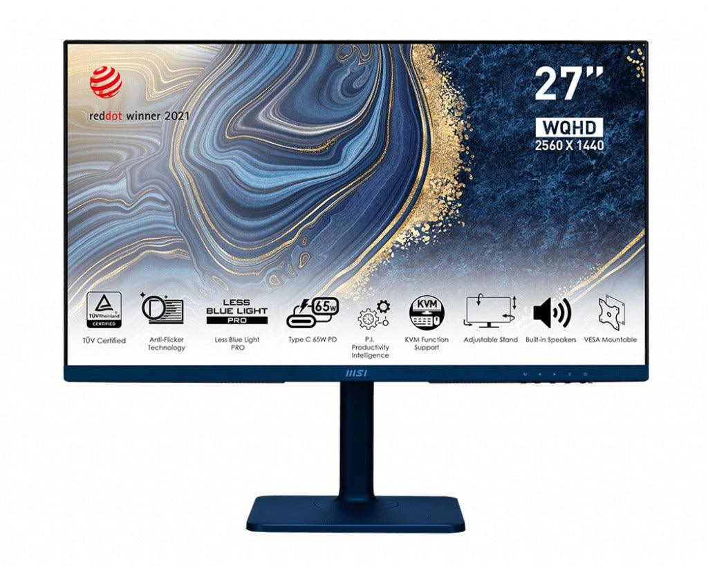 MSI Modern MD272QP Ultramarine 27” WQHD Business & Productivity Monitor - Image 2