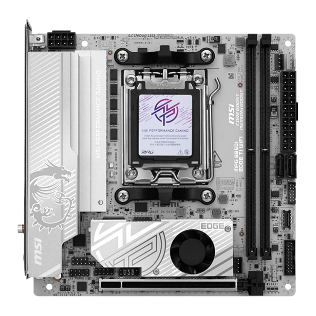 MSI MPG B850I Edge Ti WiFi DDR5 AMD Motherboard - Image 2