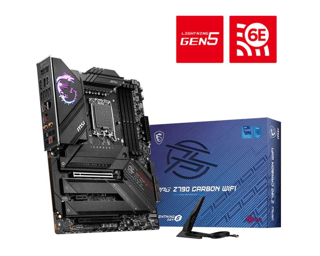 MSI MPG Z790 Carbon Wifi DDR5 LGA 1700 Intel ATX Motherboard - Image 6
