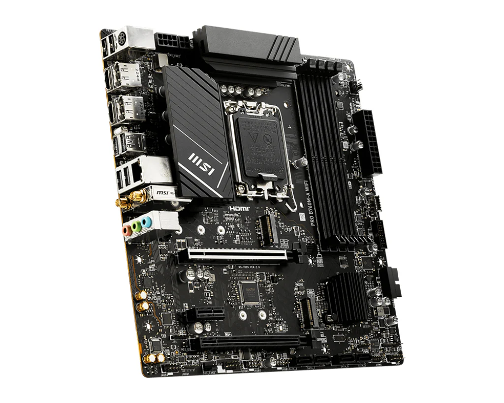 MSI Pro B760M-A WiFi DDR5 Motherboard - Image 3
