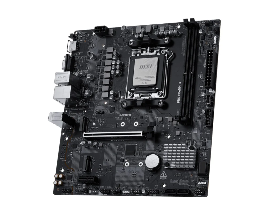 MSI Pro B840M-B DDR5 AMD Motherboard - Image 2