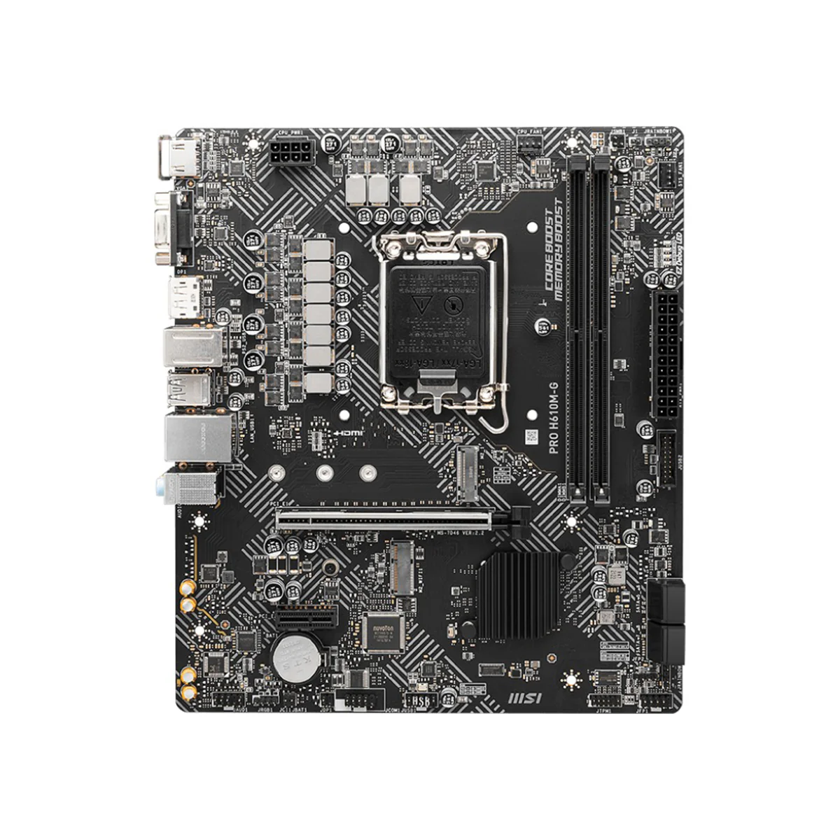 MSI PRO H610M-G WiFi DDR5 Intel Motherboard - Image 2