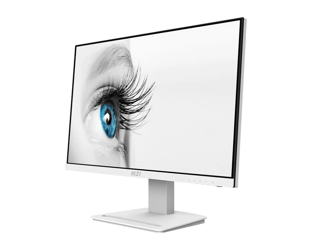 MSi Pro MP243W 23.8” FHD IPS 75HZ Monitor (White) - Image 2