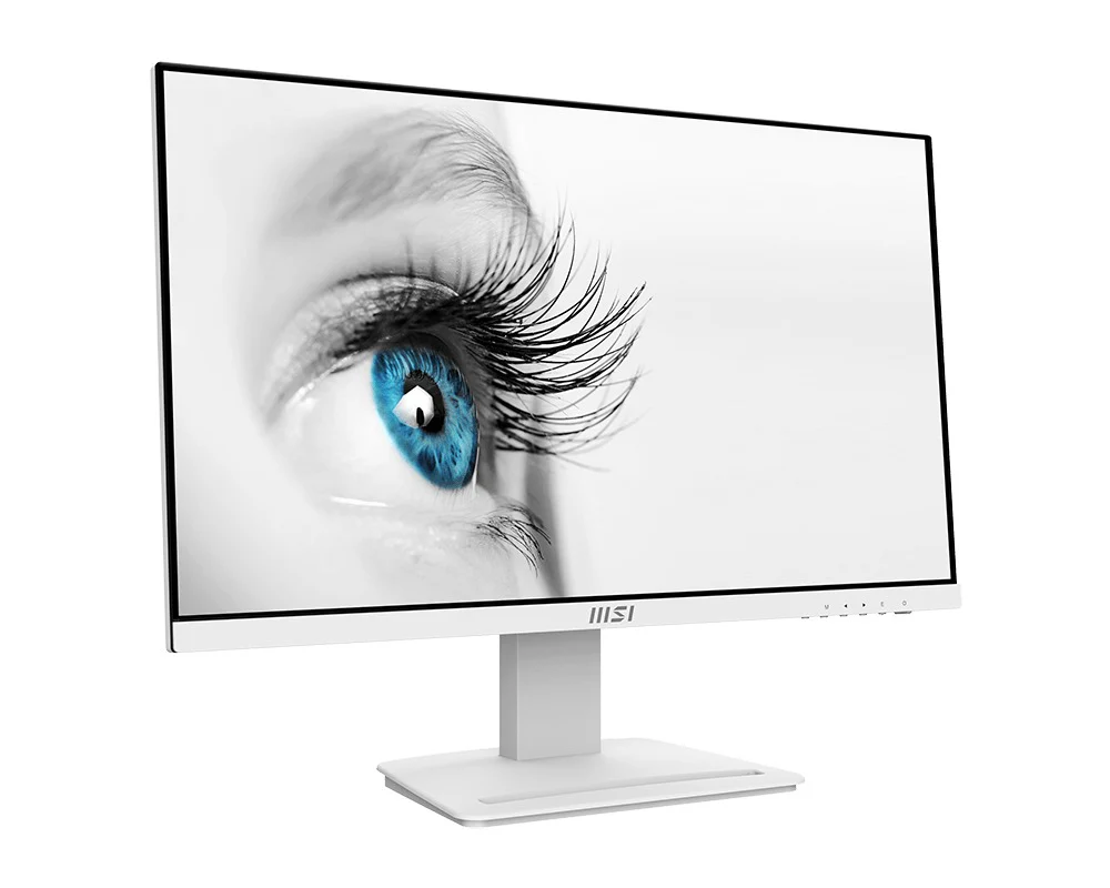 MSi Pro MP243W 23.8” FHD IPS 75HZ Monitor (White) - Image 7
