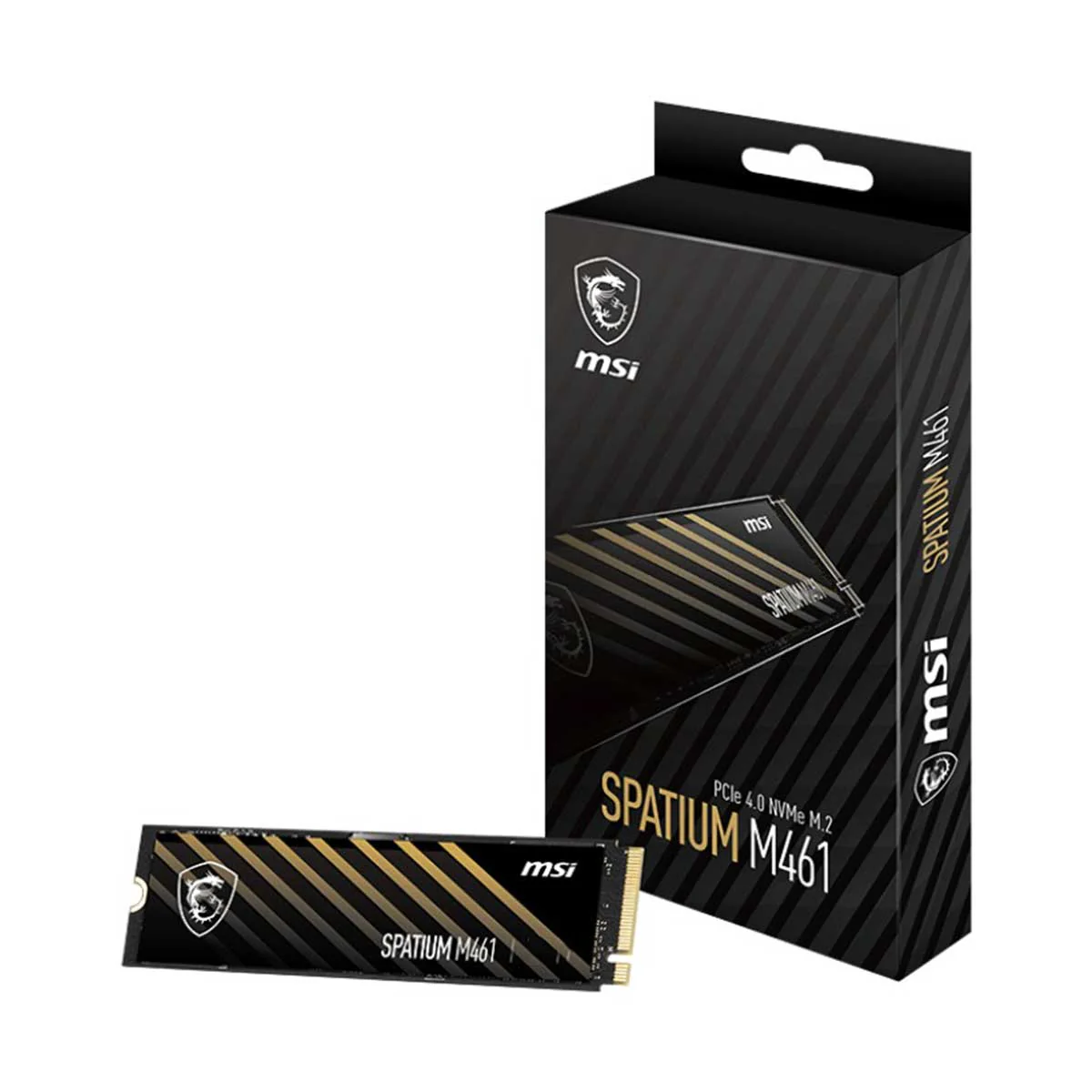 MSI Spatium M461 500GB PCIE 4.0 NVME M.2 SSD - Image 5