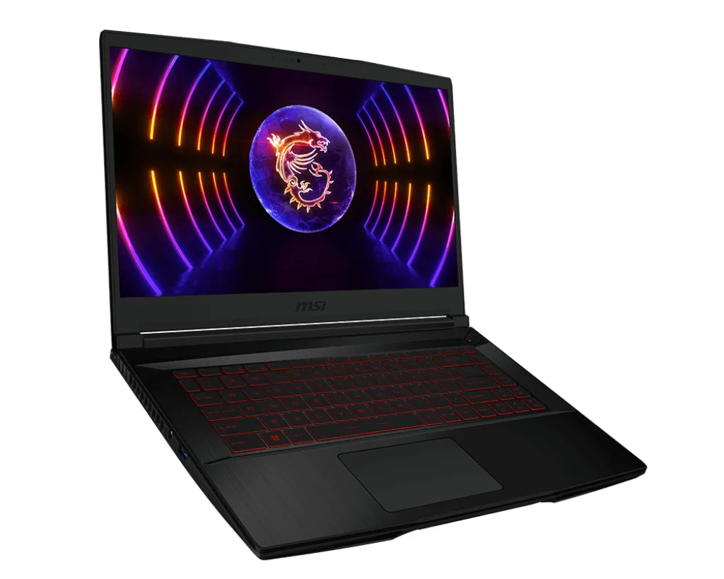 MSI Thin GF63 12VE-280PH Gaming Laptop (Black) | 15.6" FHD (1920x1080) IPS 144Hz | i7-12650H 8GB RAM | 512GB SSD | RTX 4050 | Windows 11 Home | MSI Essential Backpack - Image 2