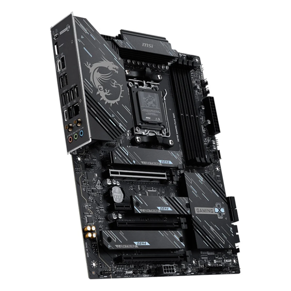MSI X870E Gaming Plus Wifi DDR5 AMD Motherboard - Image 2