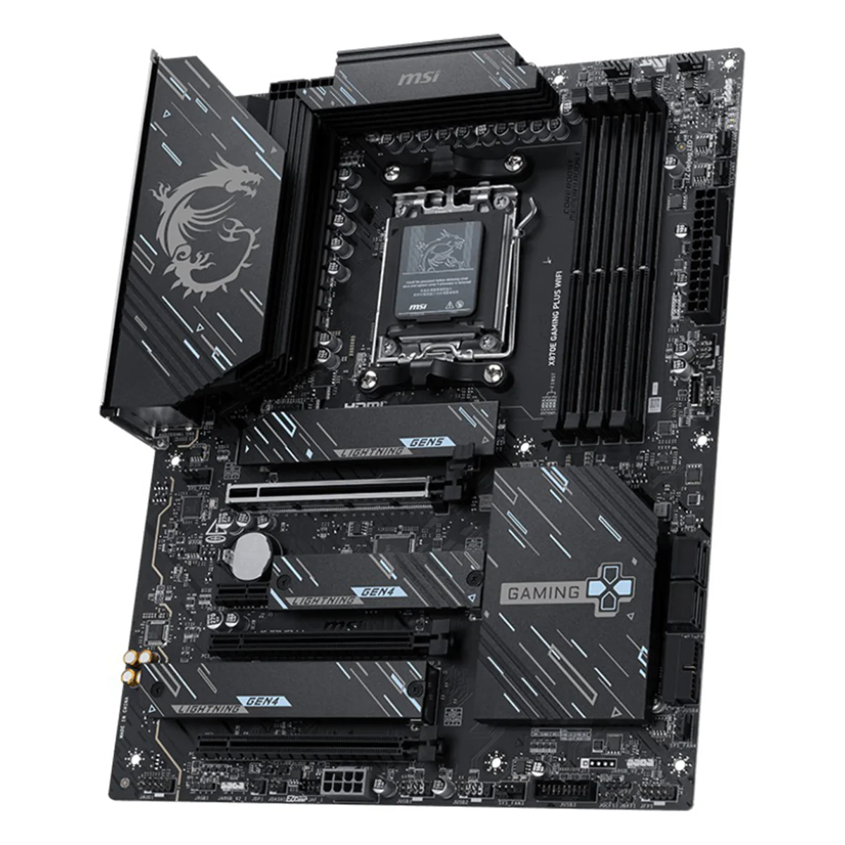 MSI X870E Gaming Plus Wifi DDR5 AMD Motherboard - Image 3